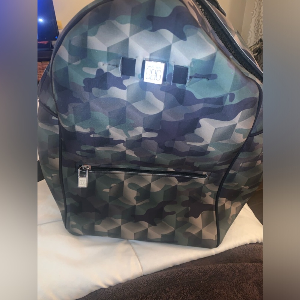 Camouflage print backpack new made in Italy